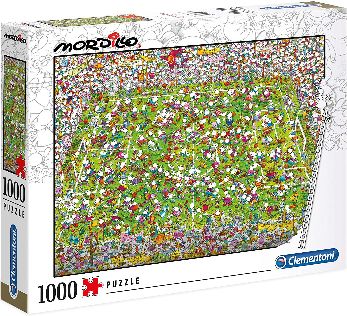 Пъзел Clementoni от 1000 части - Футбол, Гилермо Мордильо