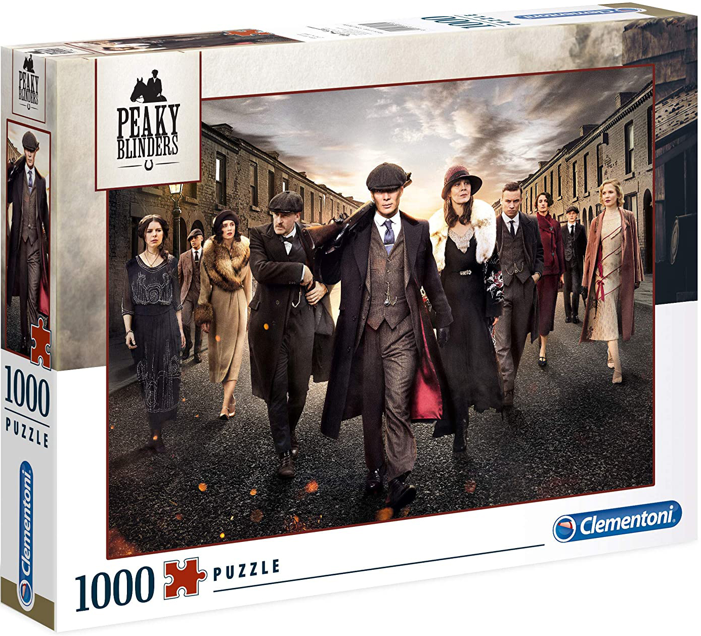 Пъзел Clementoni от 1000 части - Peaky Blinders (Остри козирки)