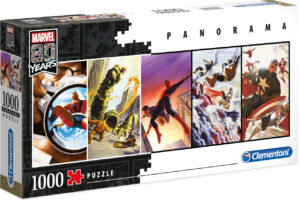 Панорамен пъзел Clementoni от 1000 части - 80 години Марвел