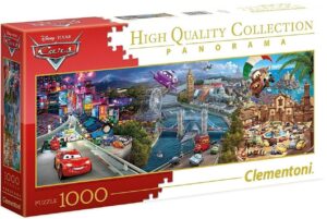Панорамен пъзел Clementoni от 1000 части - Колите