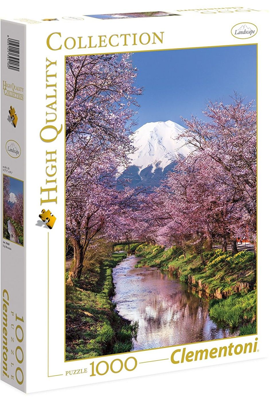Пъзел Clementoni от 1000 части - Планината Фуджи
