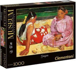 Пъзел Clementoni от 1000 части - Таитянки на плажа, Пол Гоген