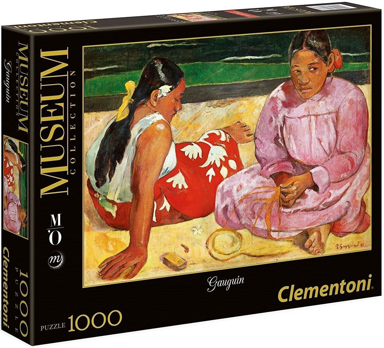 Пъзел Clementoni от 1000 части - Таитянки на плажа, Пол Гоген