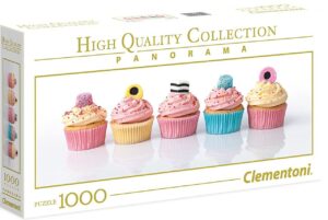 Панорамен пъзел Clementoni от 1000 части - Кексчета