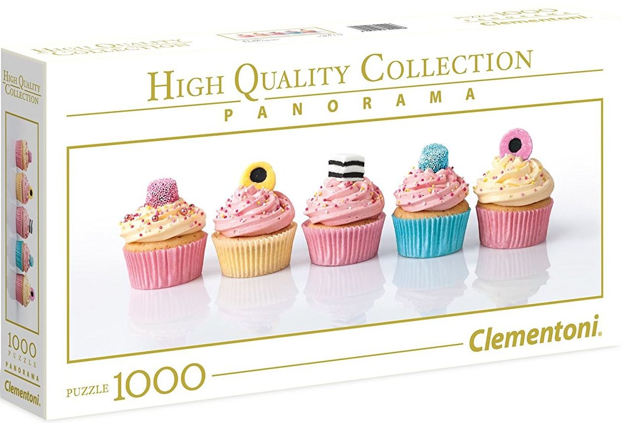 Панорамен пъзел Clementoni от 1000 части - Кексчета