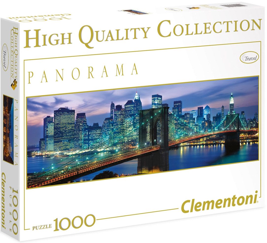 Панорамен пъзел Clementoni от 1000 части - Ню Йорк