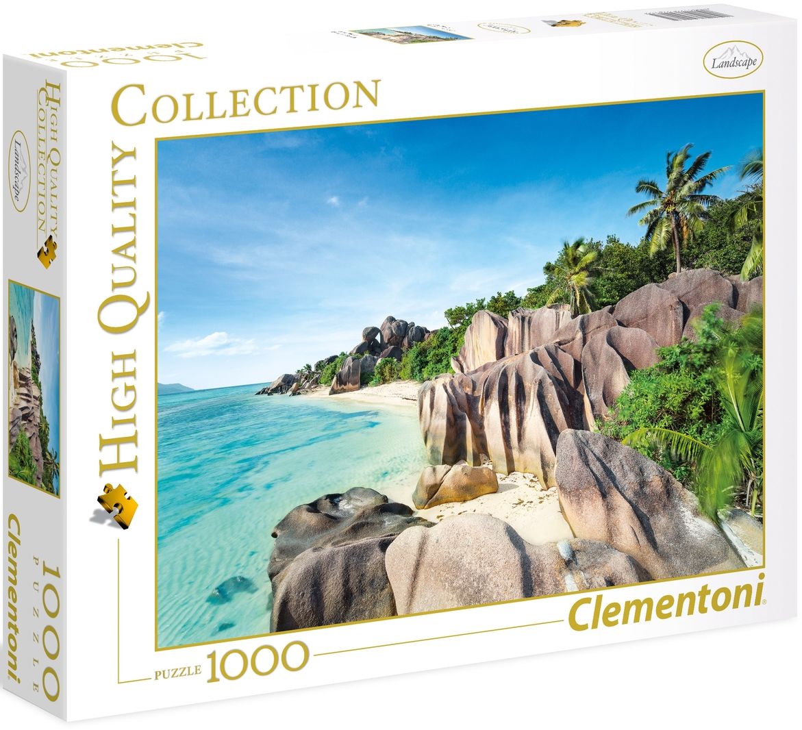 Пъзел Clementoni от 1000 части - Райски плаж