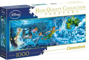 Панорамен пъзел Clementoni от 1000 части - Питър Пан