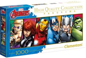 Панорамен пъзел Clementoni от 1000 части - Отмъстителите