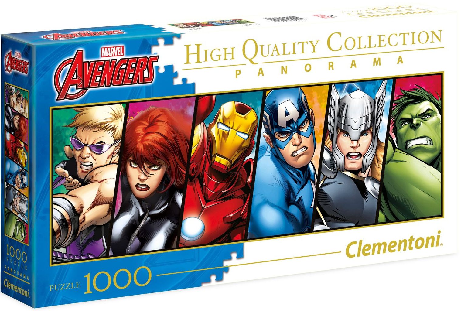 Панорамен пъзел Clementoni от 1000 части - Отмъстителите
