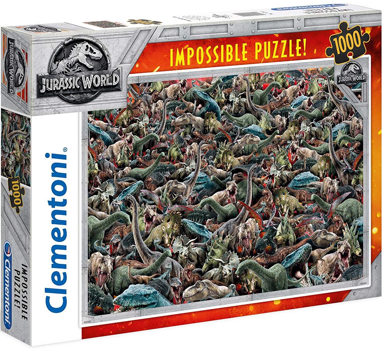 Пъзел Clementoni от 1000 части - Jurassic World