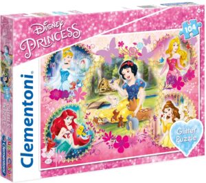Блестящ пъзел Clementoni от 104 части - Принцеси