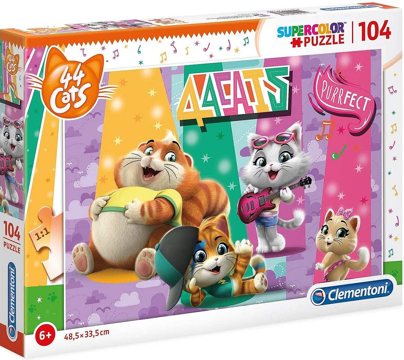 Пъзел Clementoni от 104 части - 44 Котки