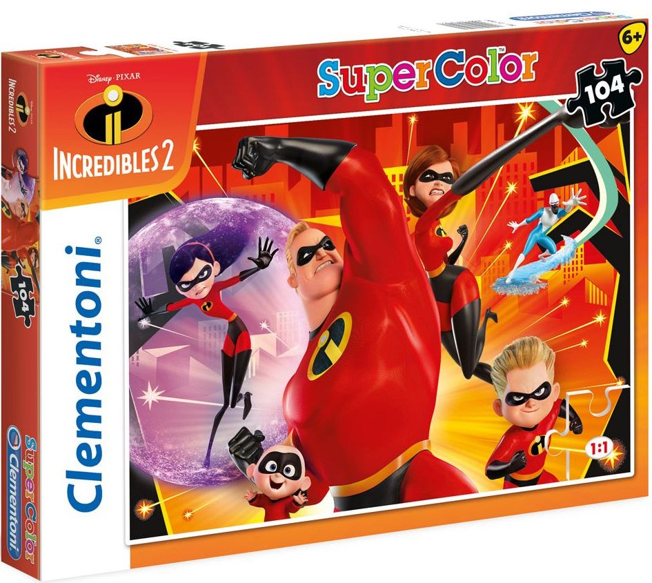 Пъзел Clementoni от 104 части - Феноменалните 2