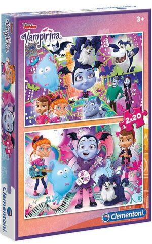 Пъзел Clementoni от 2 x 20 части - Vampirina