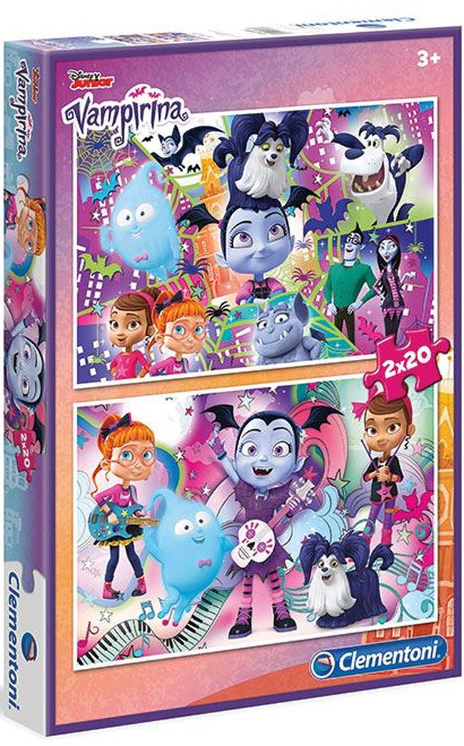 Пъзел Clementoni от 2 x 20 части - Vampirina