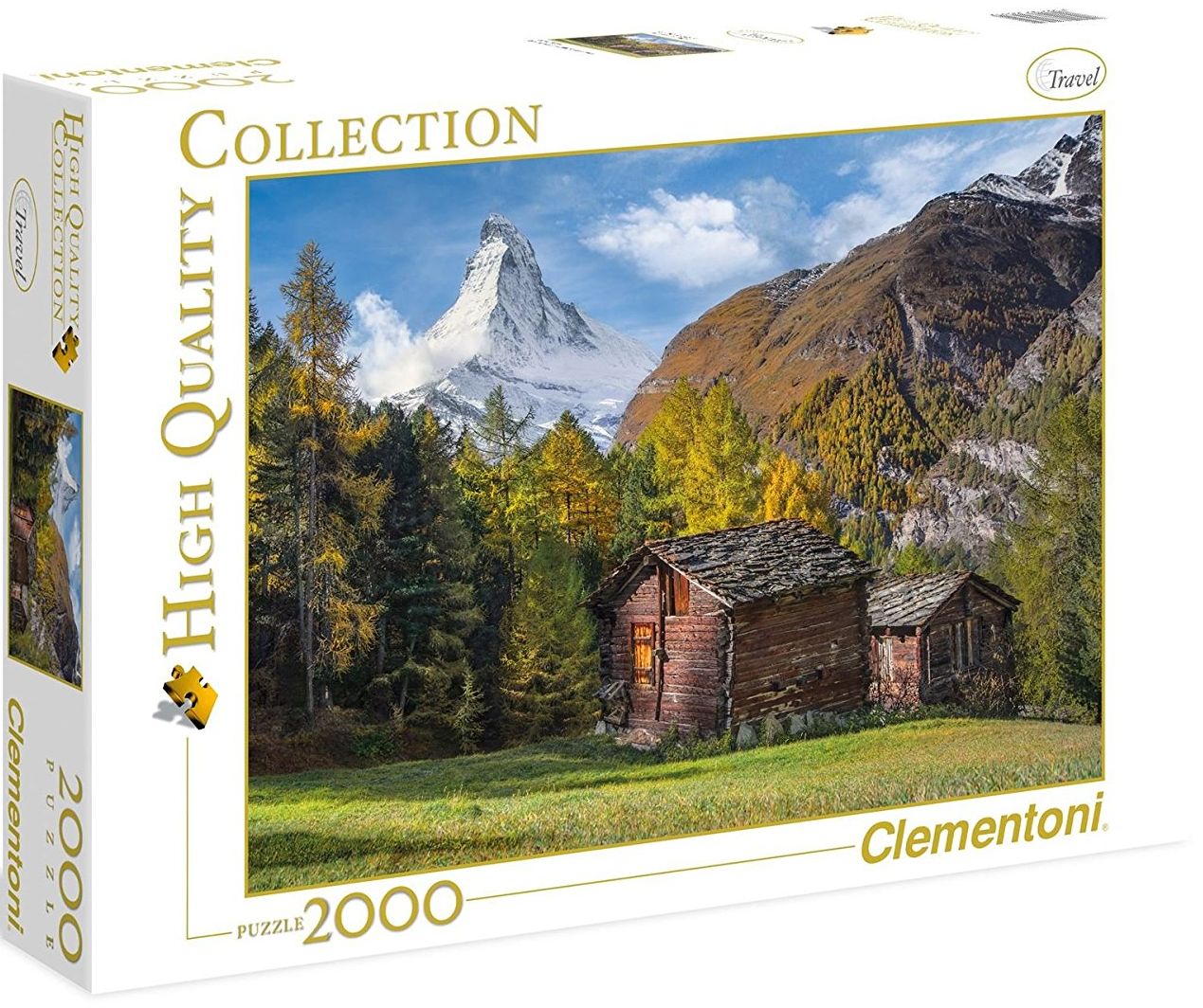 Пъзел Clementoni от 2000 части - Обаянието на Матерхорн