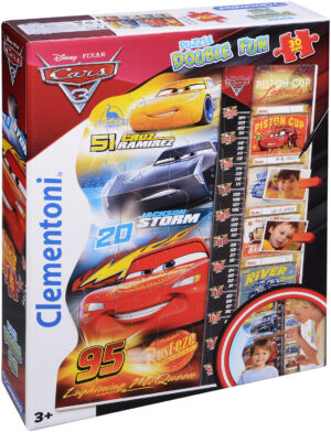 Пъзел за стена Clementoni от 30 макси части - Колите 3, двойно забавление