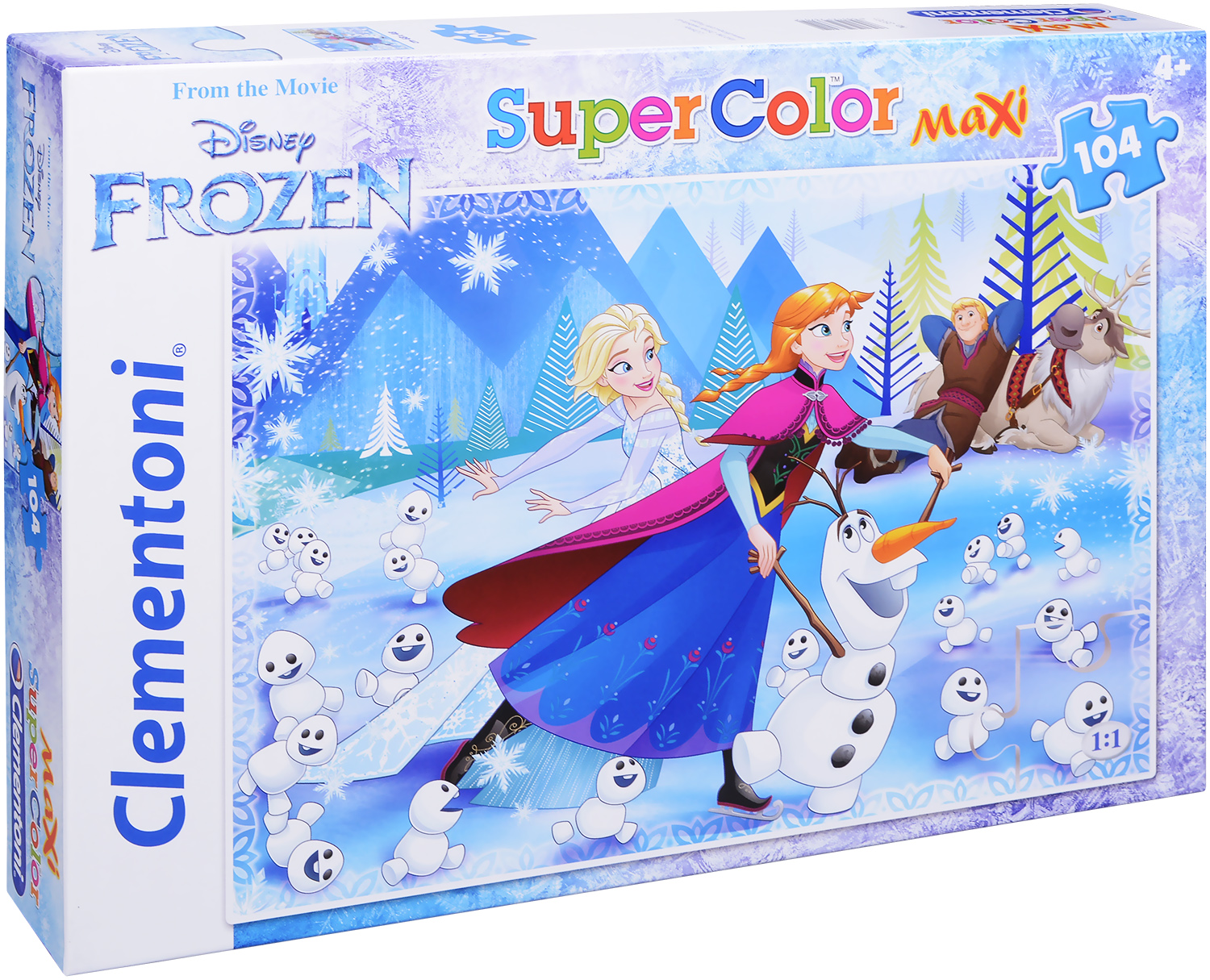 Пъзел Clementoni от 104 макси части - Замръзналото кралство