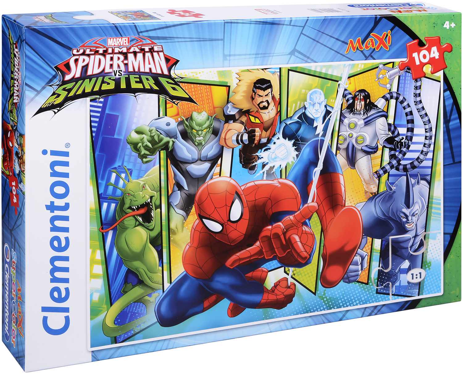 Пъзел Clementoni от 104 макси части - Спайдърмен