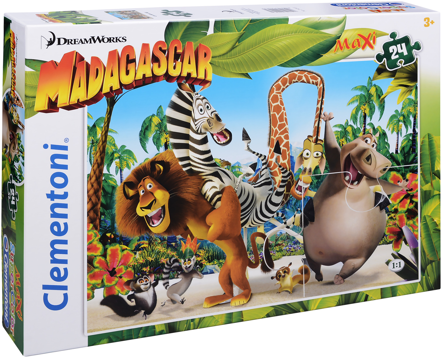Пъзел Clementoni от 24 макси части - Мадагаскар, Еволюцията се обърка