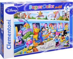 Пъзел Clementoni от 24 макси части - Влакът на Дисни
