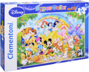 Пъзел Clementoni от 24 макси части - Семейството на Дисни