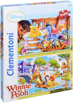 Пъзел Clementoni от 2 x 20 части - Мечо Пух