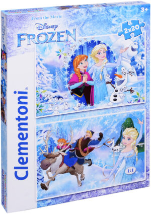 Пъзел Clementoni от 2 x 20 части - Замръзналото кралство
