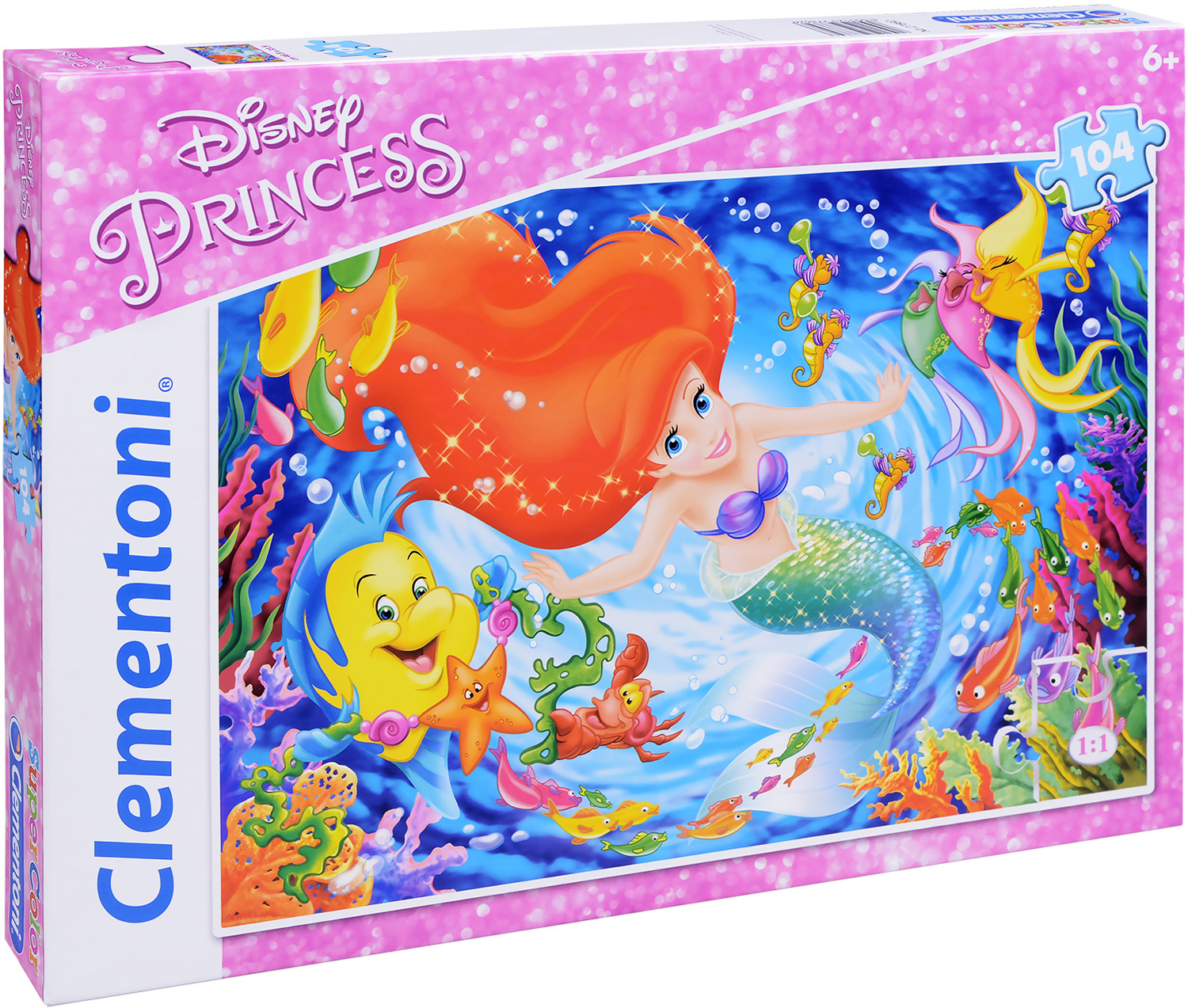 Пъзел Clementoni от 104 части - Малката русалка