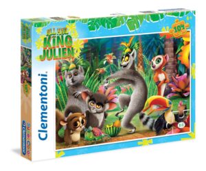 Пъзел Clementoni от 104 части - Хвала на крал Джулиан!