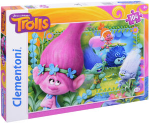 Пъзел Clementoni от 104 части - Trolls