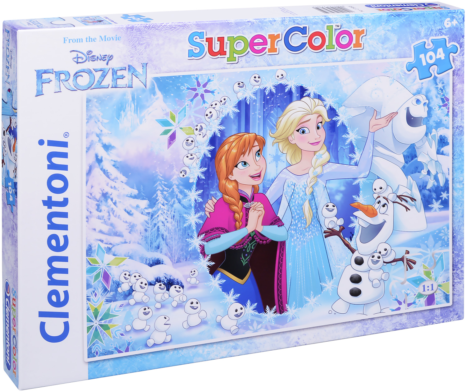 Пъзел Clementoni от 104 части - Замръзналото кралство