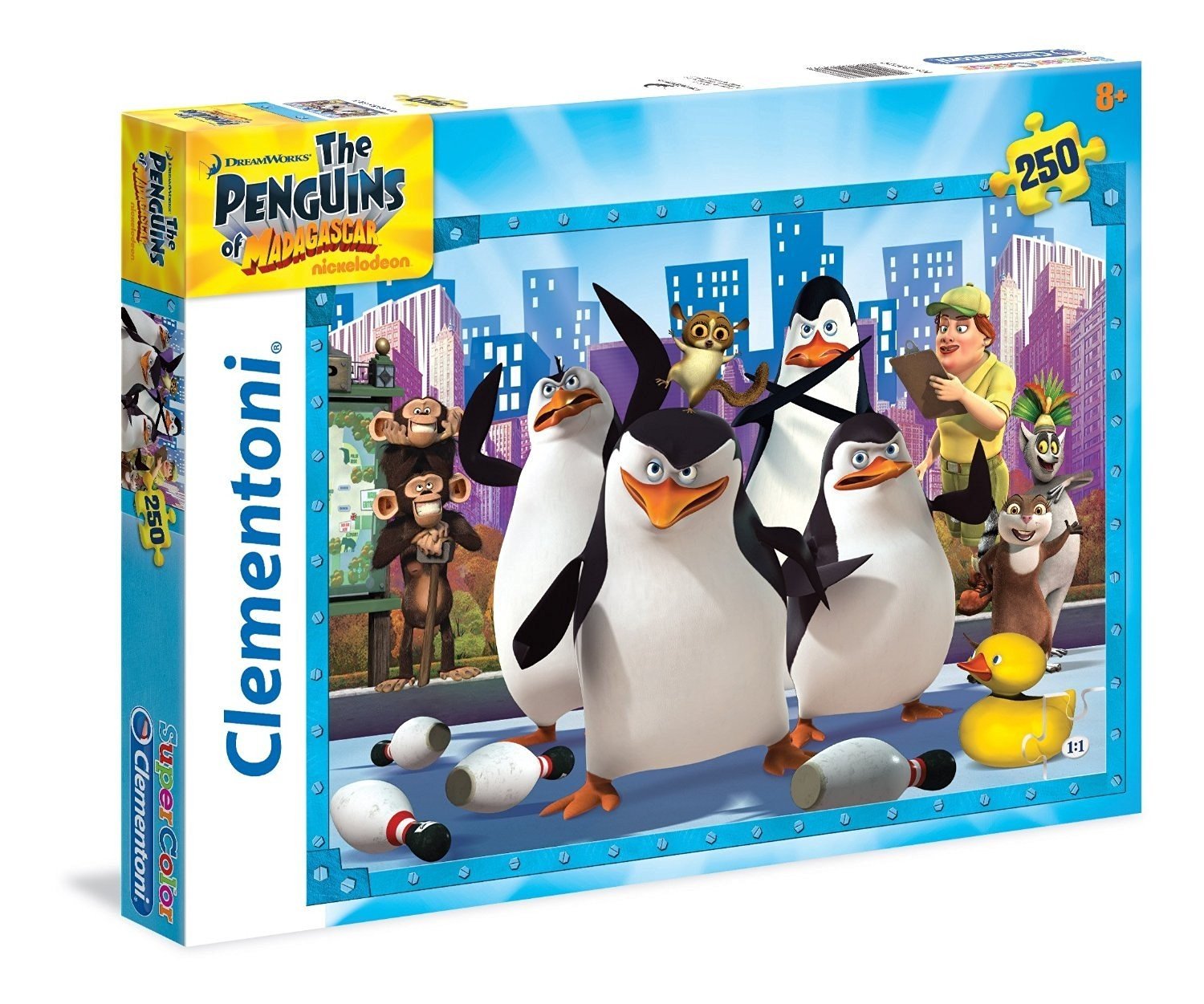 Пъзел Clementoni от 250 части - Пингвините от Mадагаскар
