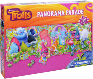Панорамен пъзел Clementoni от 250 части - Trolls
