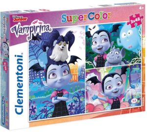 Пъзел Clementoni от 3 x 48 части - Vampirina