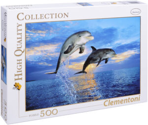 Пъзел Clementoni от 500 части - Делфини