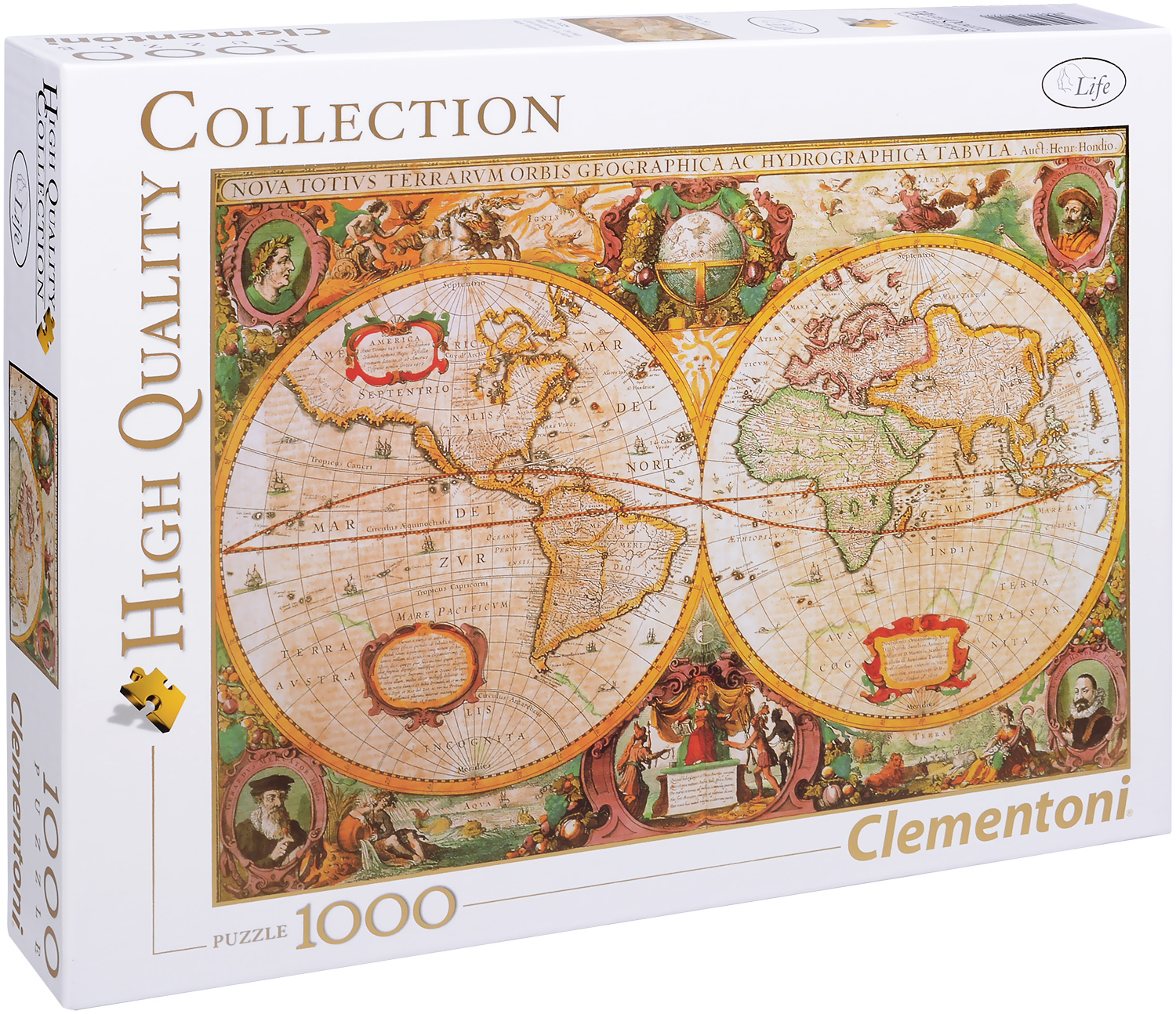 Пъзел Clementoni от 1000 части - Антична карта на света