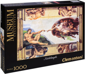 Пъзел Clementoni от 1000 части - Сътворението на Адам, Микеланджело Буонароти