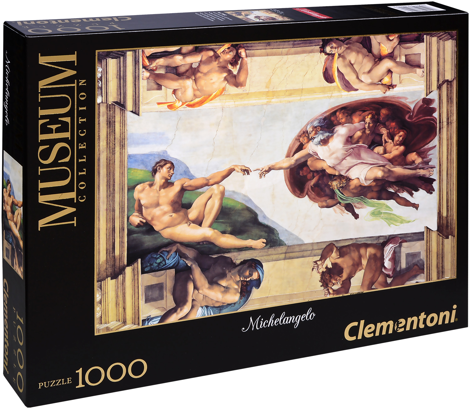 Пъзел Clementoni от 1000 части - Сътворението на Адам, Микеланджело Буонароти