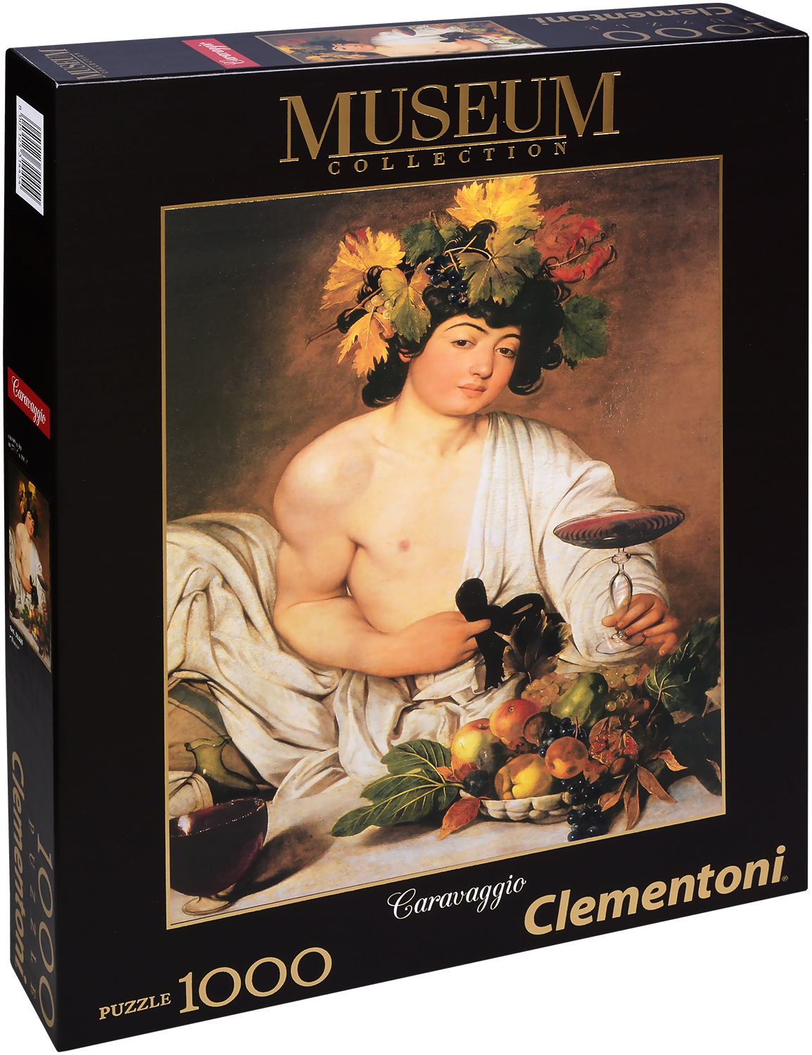 Пъзел Clementoni от 1000 части - Бакхус, Микеланджело да Караваджо