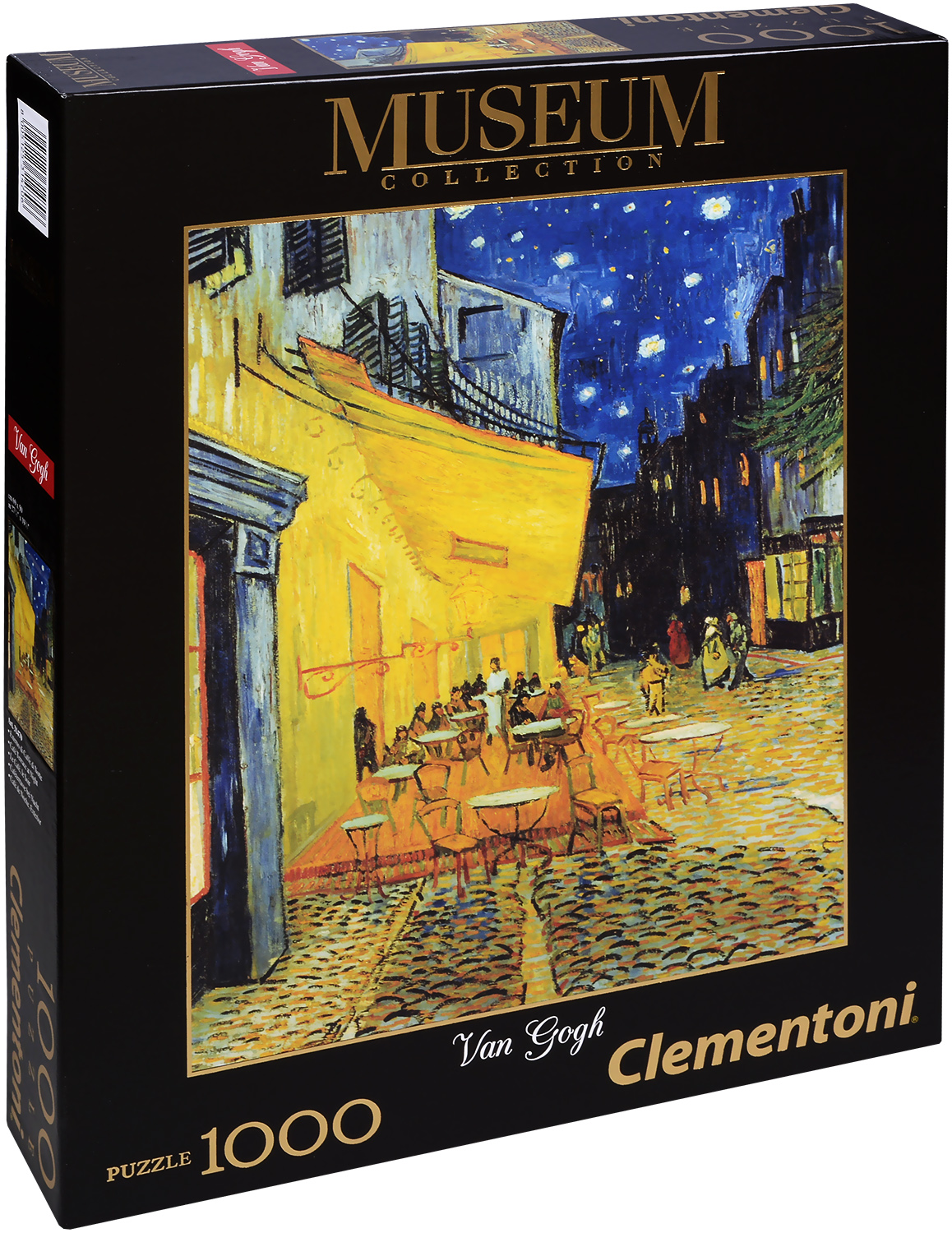 Пъзел Clementoni от 1000 части - Кафе Тераса през нощта, Винсент ван Гог