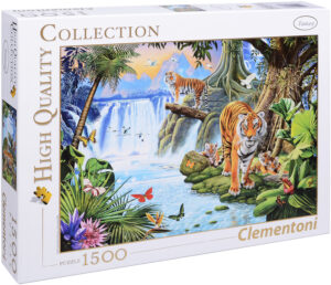Пъзел Clementoni от 1500 части - Семейстото на тигъра, Ян Патрик Красни