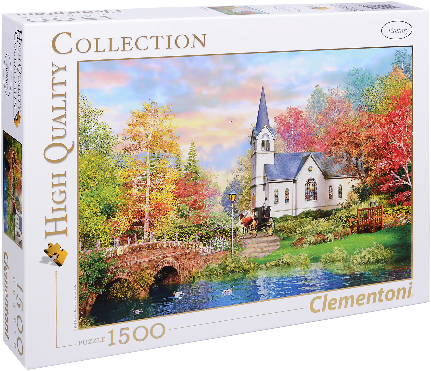 Пъзел Clementoni от 1500 части - Цветна есен