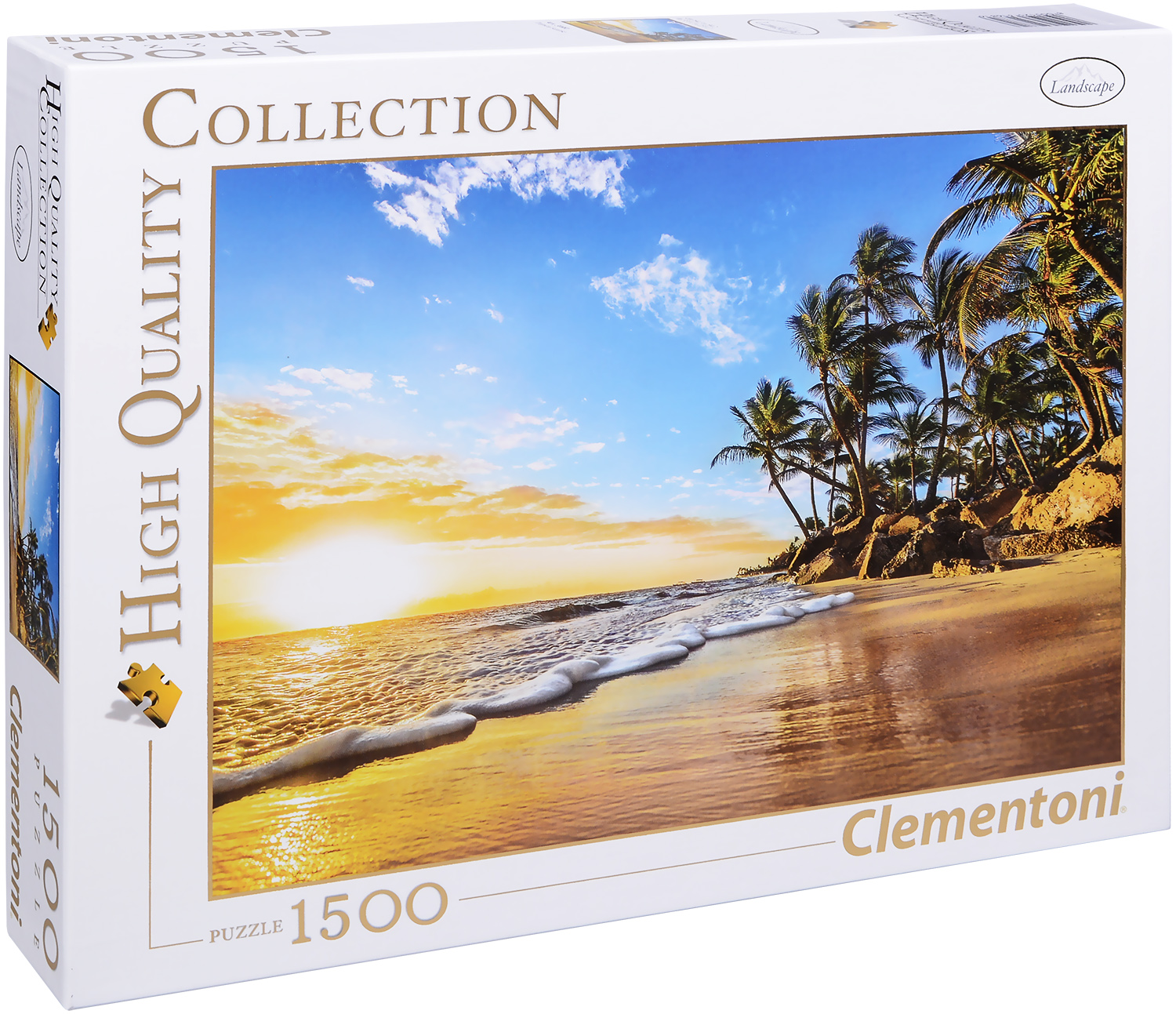 Пъзел Clementoni от 1500 части - Тропически залез