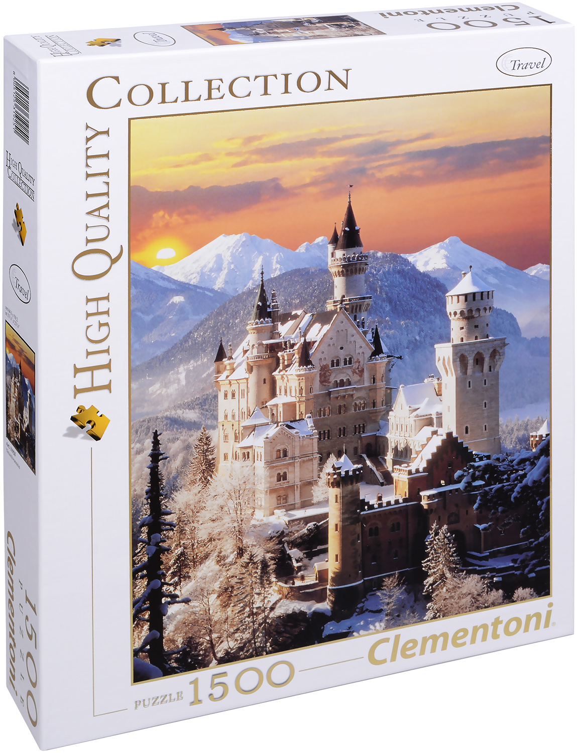 Пъзел Clementoni от 1500 части - Замъкът Нойшванщайн