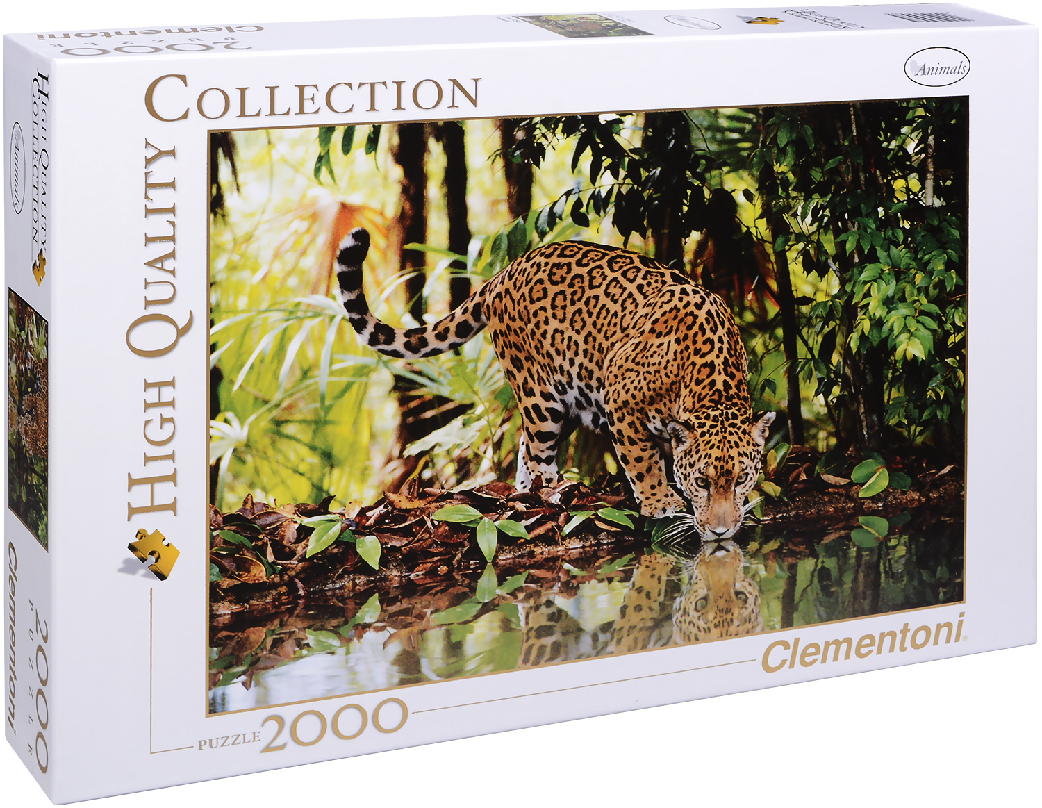 Пъзел Clementoni от 2000 части - Леопард