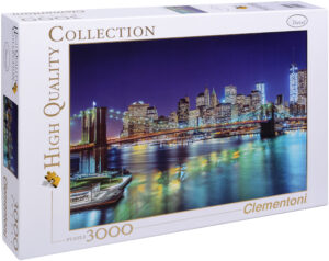 Пъзел Clementoni от 3000 части - Вечер в Ню Йорк