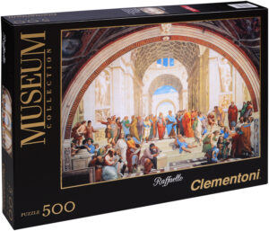 Пъзел Clementoni от 500 части - Атинската школа, Рафаело Санцио