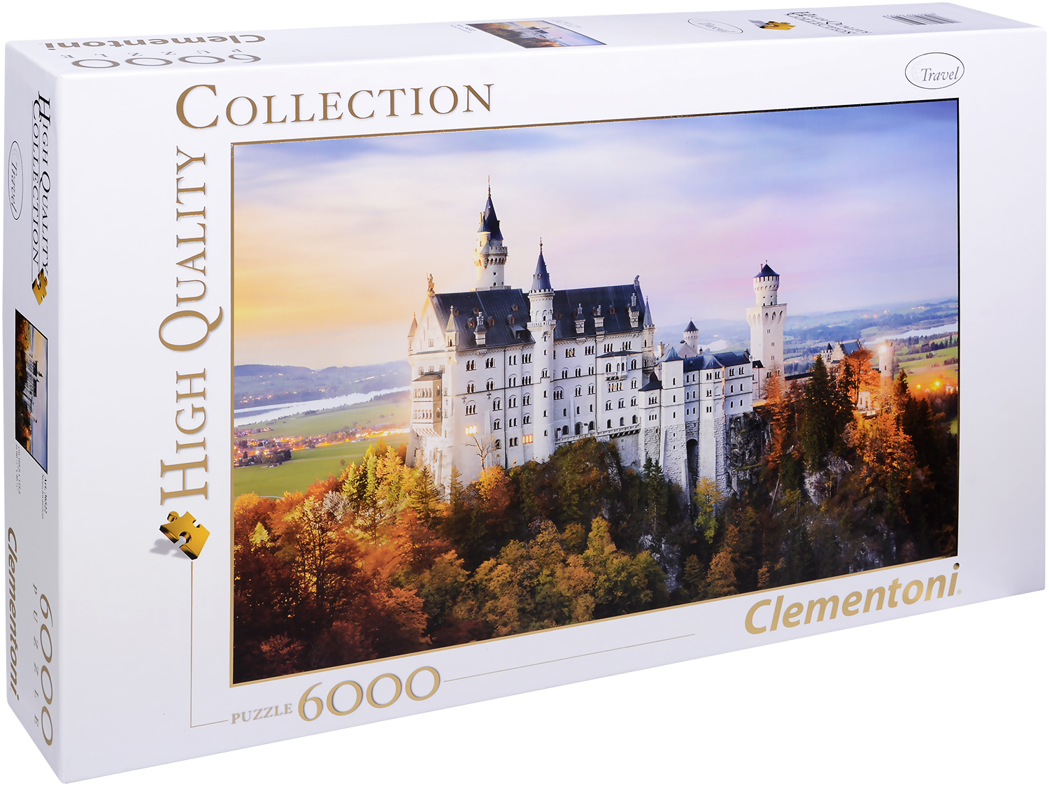 Пъзел Clementoni от 6000 части - Замъкът Нойшванщайн, Хауърд Робинсън